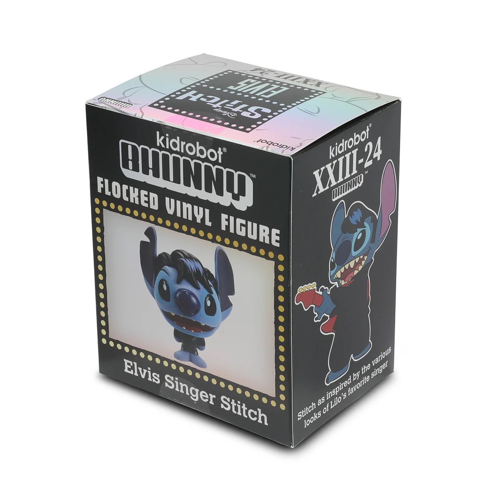 Stitch Elvis Singer Flocked Vinyl Figure - Picture 5 of 5